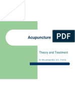 Acupuncture Theory e Treatment