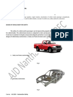 Unit I:: Design of Vehicle Body For Safety