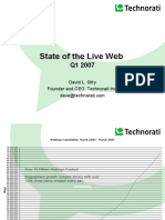 State of The Live Web: David L. Sifry Founder and CEO, Technorati Inc