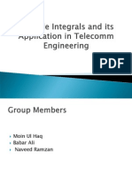 Multiple Integrals and Its Application in Telecomm Engineering