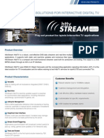 ProductSheet HeadEnd HttvStream HBBTV