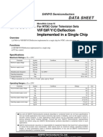 VIF/SIF/Y/C/Deflection Implemented in A Single Chip: For NTSC Color Television Sets