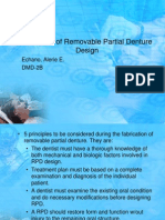 Principles of Removable Partial Denture Design