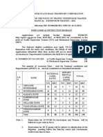 Apsrtc.... Trafic Supervisor