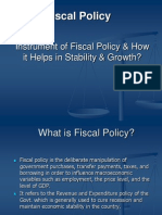 Fiscal Policy: Instrument of Fiscal Policy & How It Helps in Stability & Growth?