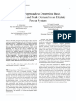 A New Approach To Determine Base Intermediate and Peak-Demand in An Electric Power System