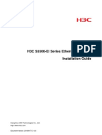 H3C S5500-EI Series Ethernet Switches Installation Guide (V1.03) - Book