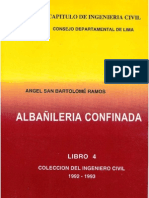 Albañileria Confinada - Angel San Bartolome