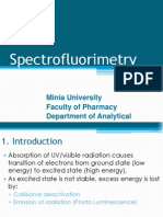 Spectrofluorimetry: Minia University Faculty of Pharmacy Department of Analytical Chemistry