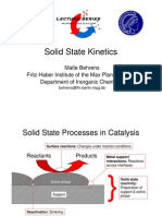 Teaching Malte Behrens Solid State Kinetics