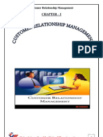 Chapter - I: 2010 Customer Relationship Management