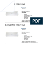 Katalog AC Panasonic 2012