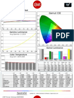 Samsung UN55ES8000 CNET Review Calibration Results