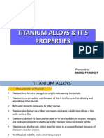 Titanium Alloys and Its Properties