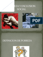 Pobreza y Exclusion Social