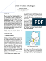 The Phonetic Structures of Kalanguya (University of The Philippines, Diliman Undergraduate Thesis, 2010)