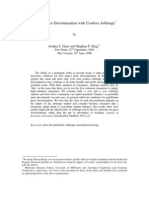 Perfect Price Discrimination With Costless Arbitrage: Joshua S. Gans and Stephen P. King