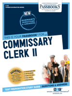 Commissary Clerk II: Passbooks Study Guide