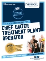 Chief Water Treatment Plant Operator: Passbooks Study Guide