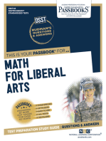 DSST Math for Liberal Arts: Passbooks Study Guide