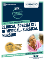 CLINICAL SPECIALIST IN MEDICAL-SURGICAL NURSING: Passbooks Study Guide