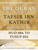 The Quran With Tafsir Ibn Kathir Part 12 of 30: Hud 006 To Yusuf (Joseph) 052