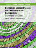 Destination Competitiveness, the Environment and Sustainability: Challenges and Cases