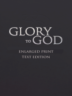 Glory to God: Words-Only Enlarged Print Edition