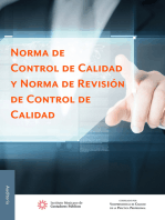 Norma de Control de Calidad y Norma de Revisión de Control de Calidad