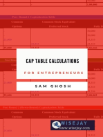 Capitalization Table Calculations for Entrepreneurs