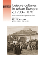 Leisure cultures in urban Europe, c.1700–1870: A transnational perspective