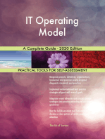 IT Operating Model A Complete Guide - 2020 Edition