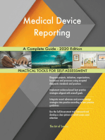 Medical Device Reporting A Complete Guide - 2020 Edition