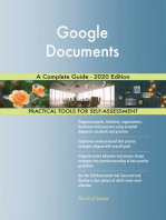 Google Documents A Complete Guide - 2020 Edition