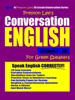 Preston Lee's Conversation English For Greek Speakers Lesson 1: 20