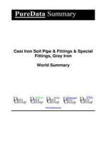 Cast Iron Soil Pipe & Fittings & Special Fittings, Gray Iron World Summary: Market Sector Values & Financials by Country