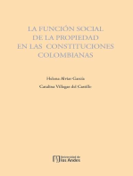 La función social de la propiedad en las constituciones colombianas