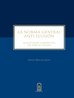 La norma general anti elusión: Análisis desde la perspectiva del Derecho Privado