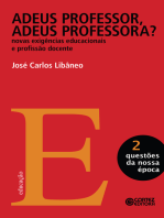 Adeus professor, adeus professora?