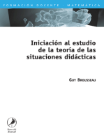 Iniciación al estudio de la teoría de las situaciones didácticas