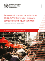 Exposure of Humans or Animals to Sars-Cov-2 from Wild, Livestock, Companion and Aquatic Animals: Qualitative Exposure Assessment