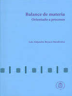 Balance de materia orientado a procesos