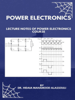 Power Electronics: Lecture Notes of Power Electronics Course