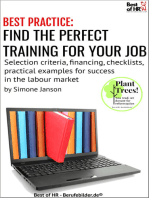 [BEST PRACTICE] Find the Perfect Training: incl. Bonus – Selection criteria, financing, checklists, practical examples for success on the labour market