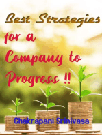 Best Strategies for a Company to Progress!