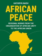 African peace: Regional norms from the Organization of African Unity to the African Union