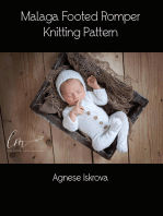 Malaga Footed Romper Knitting Pattern