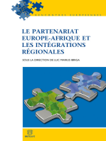 Le partenariat Europe-Afrique et les intégrations régionales