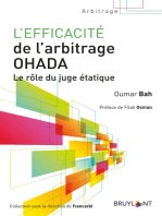 L'efficacité de l'arbitrage OHADA: Le rôle du juge étatique