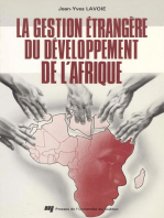 La Gestion étrangère du développement de l'Afrique